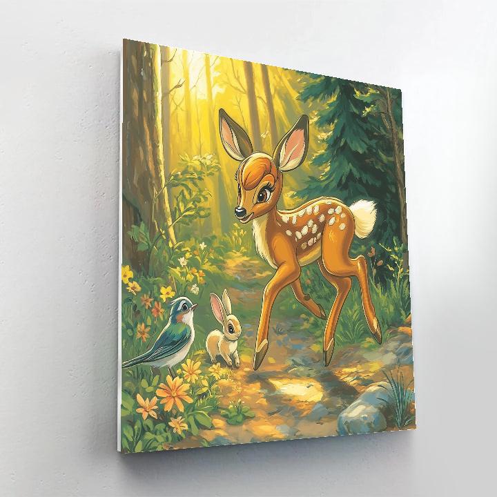 Bambi Forest Friends Numbered painting kits