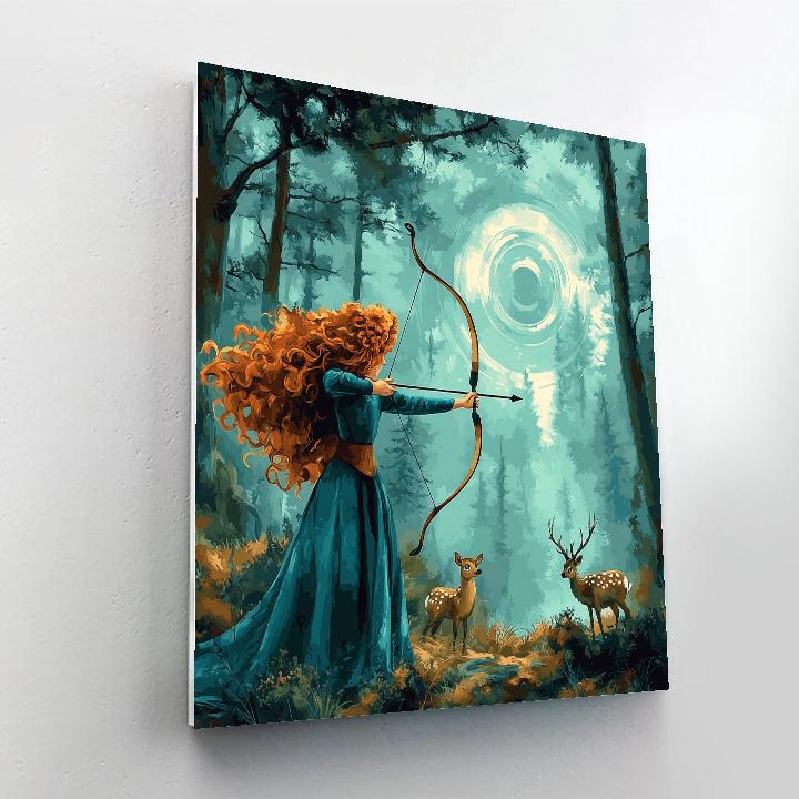 Merida Forest Archery painting number kit