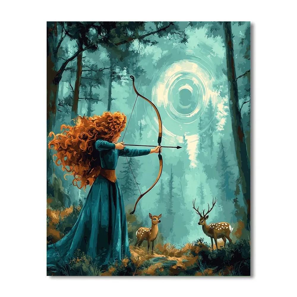 Merida Forest Archery painting number kit