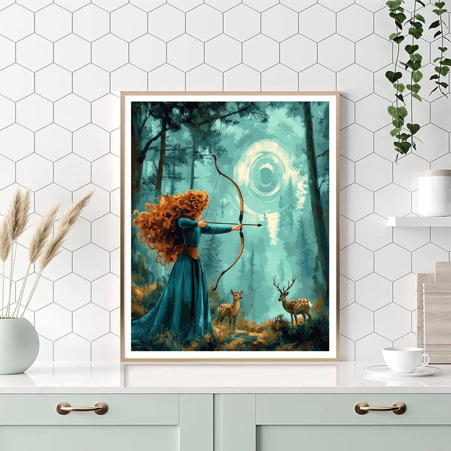 Merida Forest Archery painting number kit