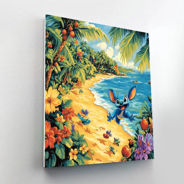 Stitch’s Tropical Adventure Numbered painting kits