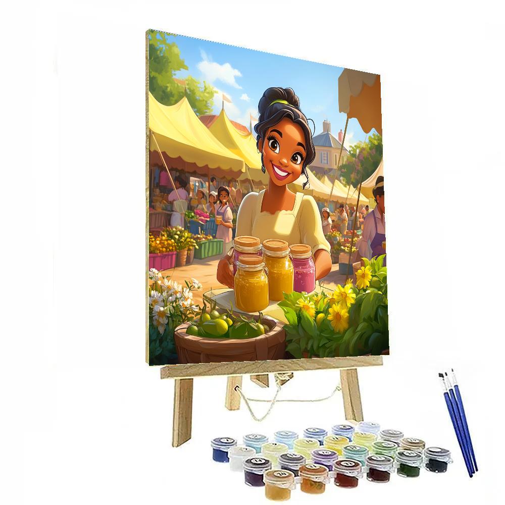 Tiana’s Festive Market Day Paint by numbers kits