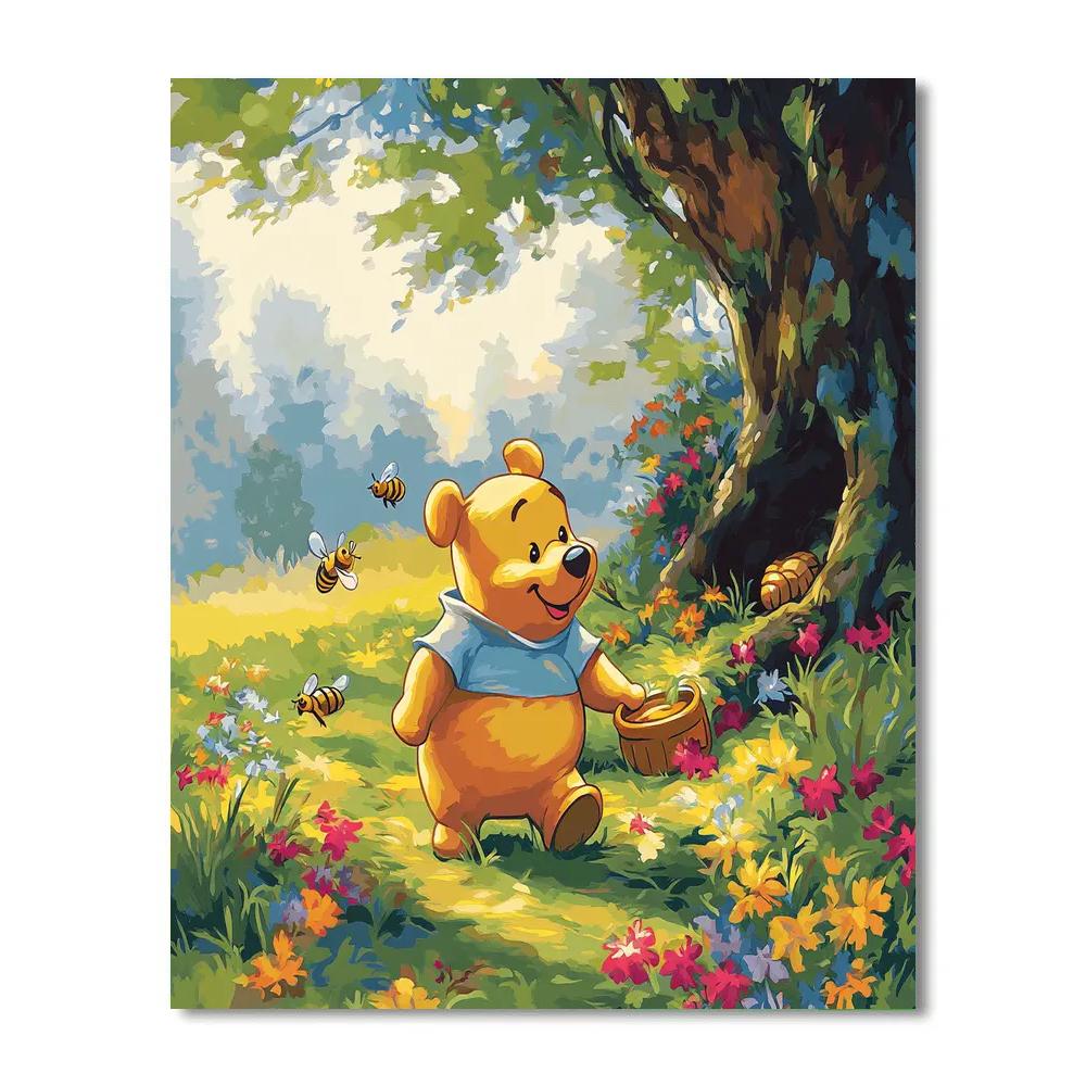 Winnie The Pooh’s Honey Hunt DIY paint by numbers