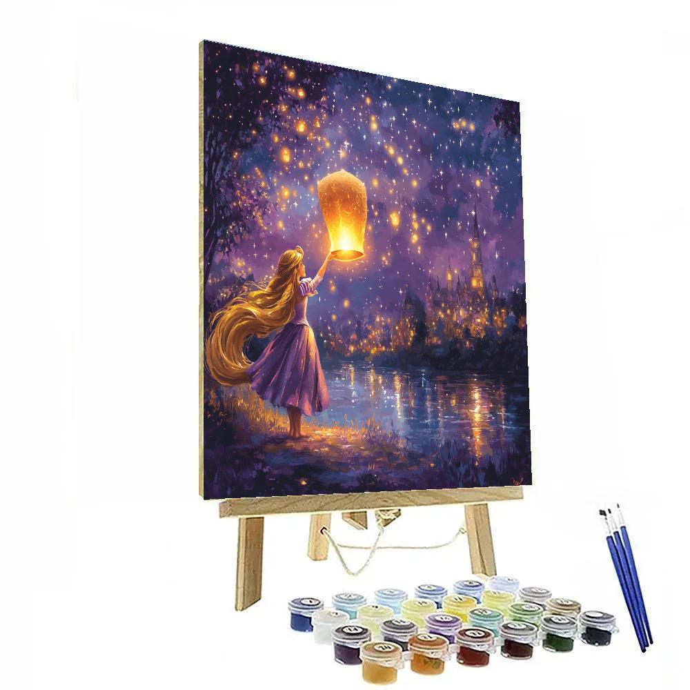 Rapunzel’s Lantern Festival Night Number painting