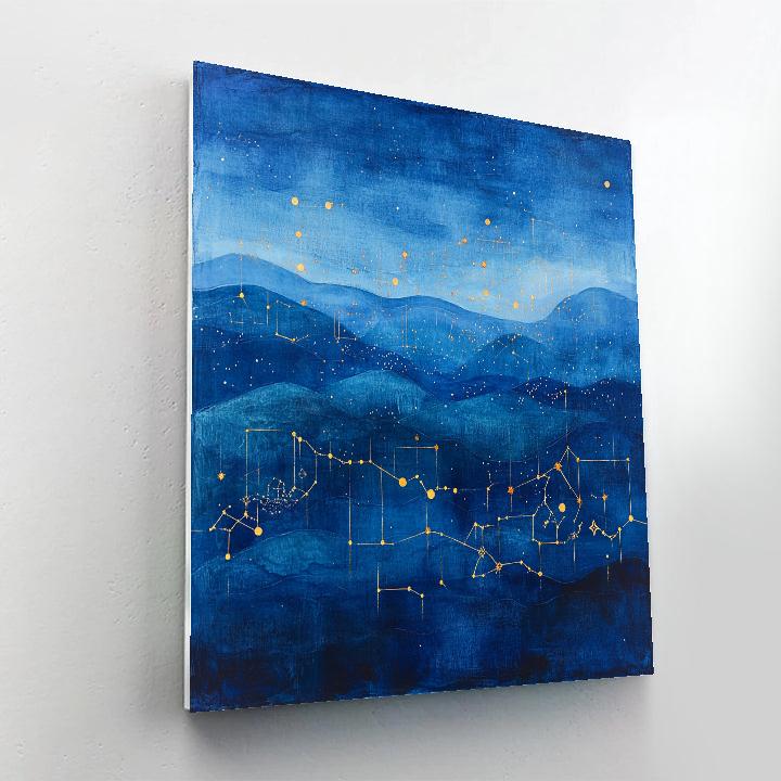 Paul Klee Inspired Silent Constellations Numbered painting kits