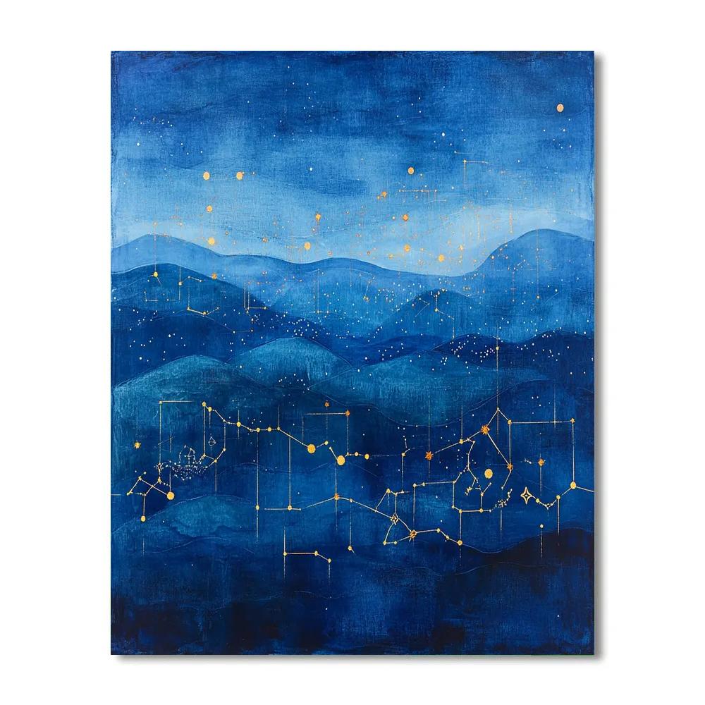 Paul Klee Inspired Silent Constellations Numbered painting kits
