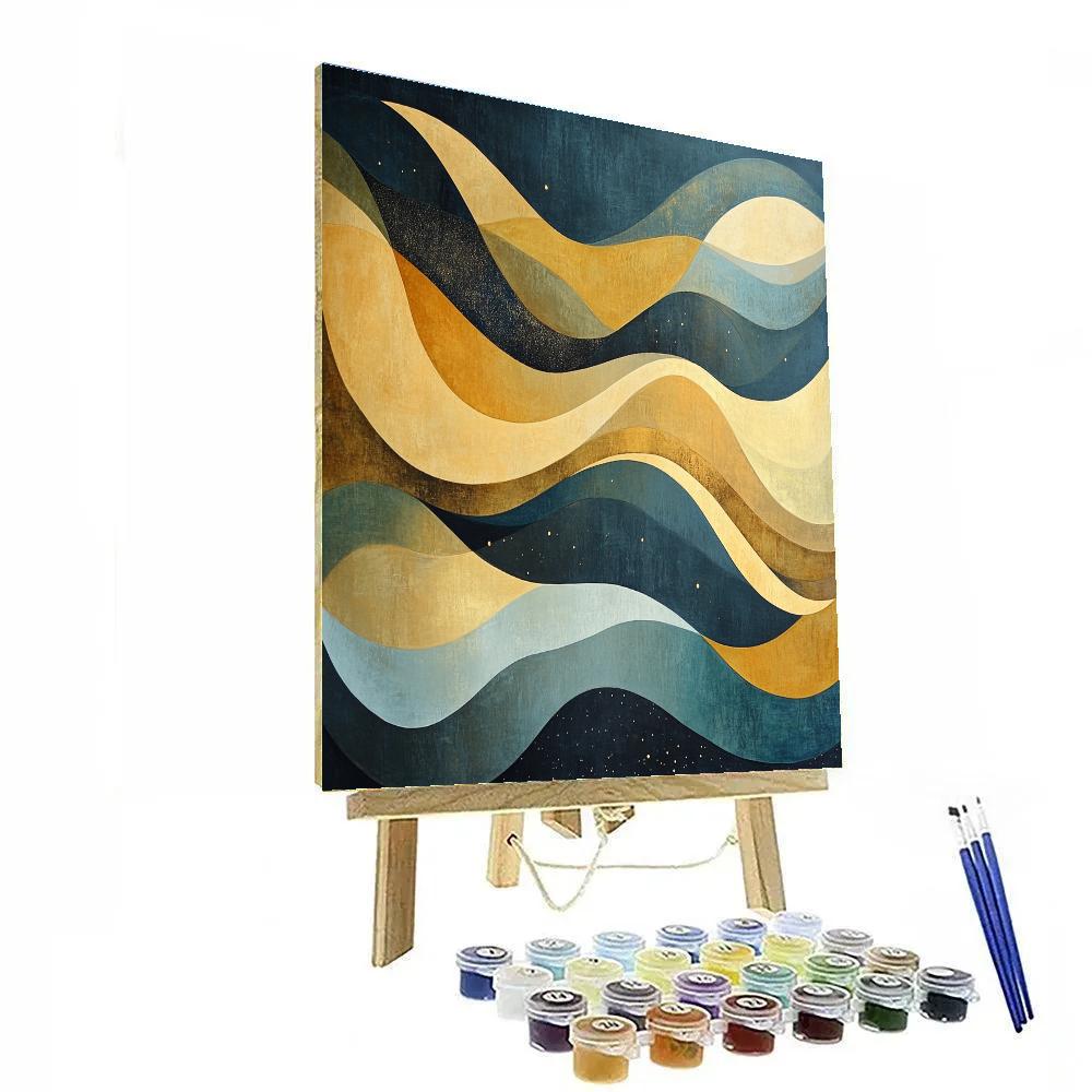 Paul Klee Inspired Abstract Rhythm Paint by numbers art