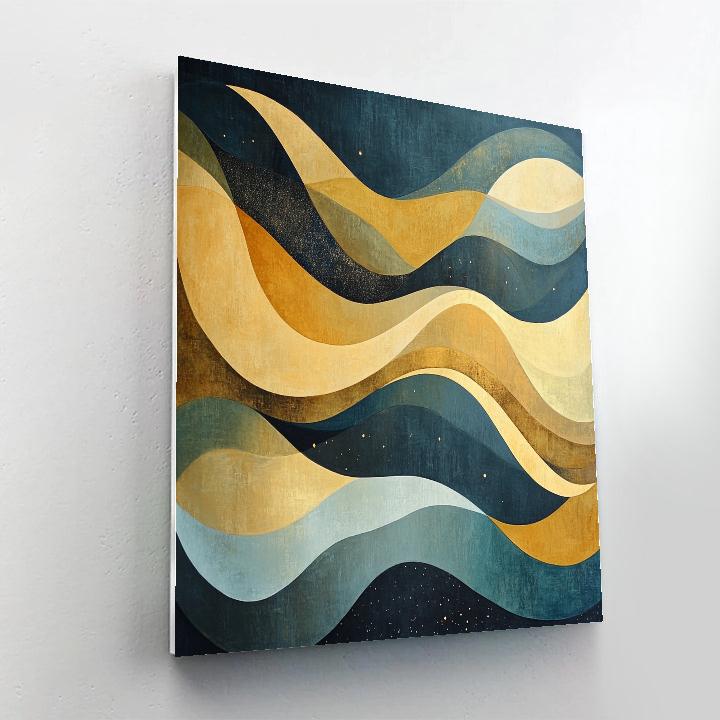 Paul Klee Inspired Abstract Rhythm Paint by numbers art