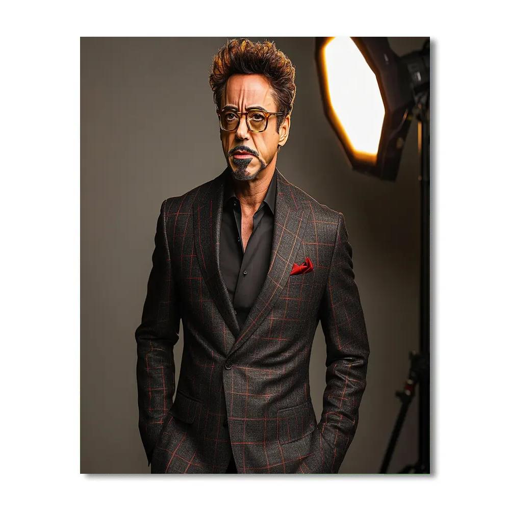 Robert Downey Jr.: Alloyed Genius Of The Iron Mind Painting by numbers kit