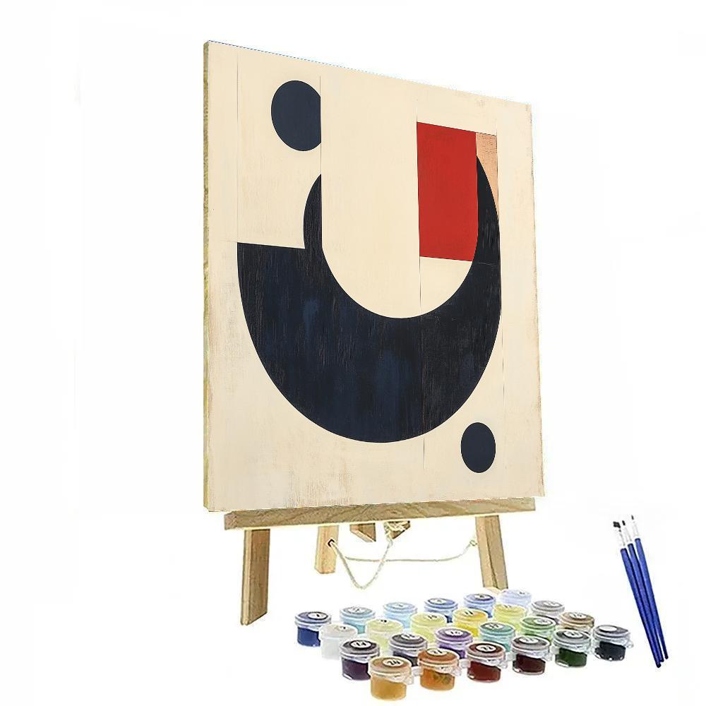 Kazimir Malevich Inspired Lunar Harmony Paint by numbers kits