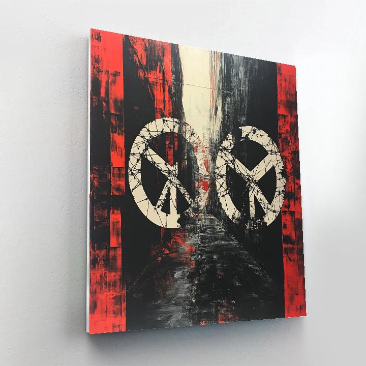 Banksy Inspired Anti-War Resonance DIY paint by numbers