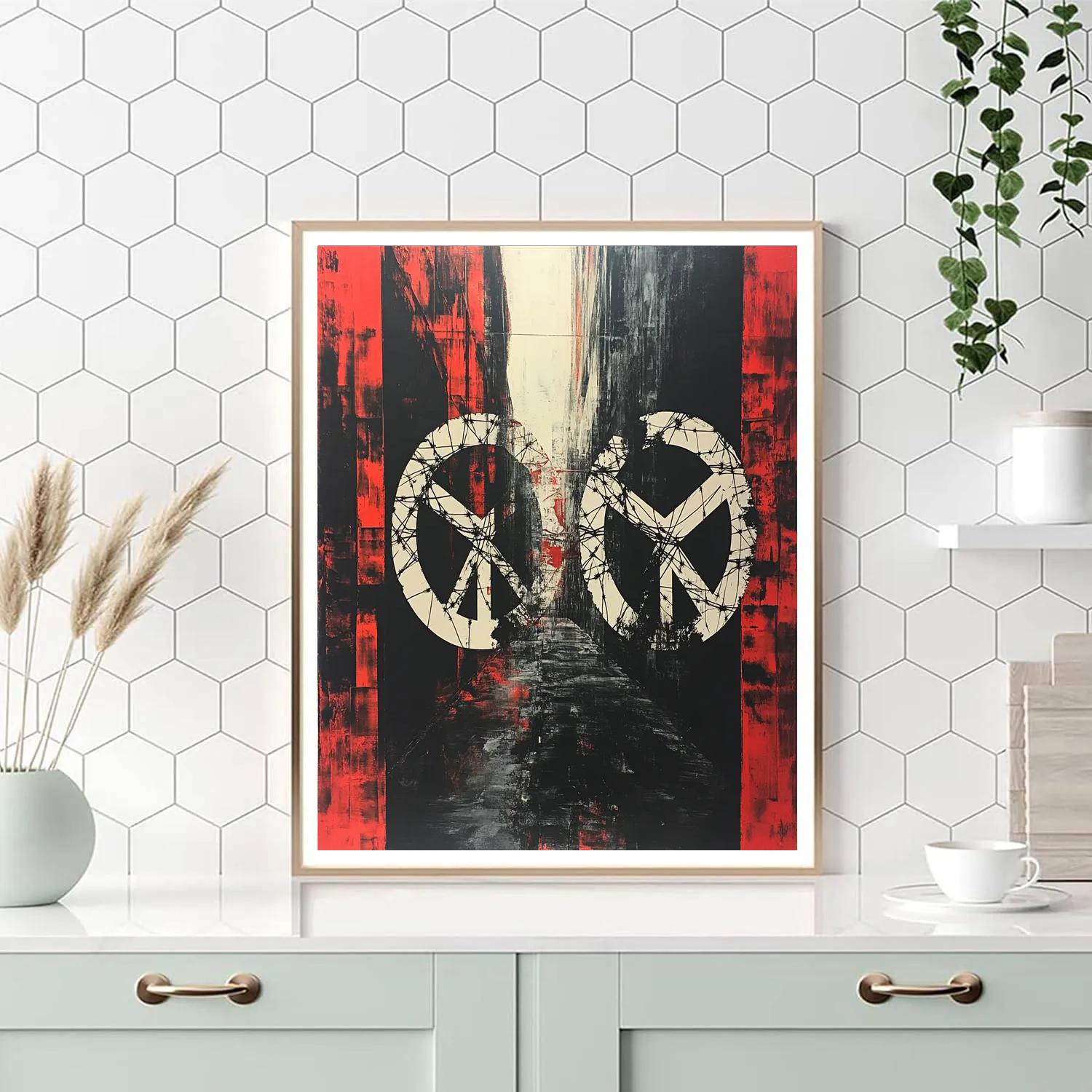 Banksy Inspired Anti-War Resonance DIY paint by numbers