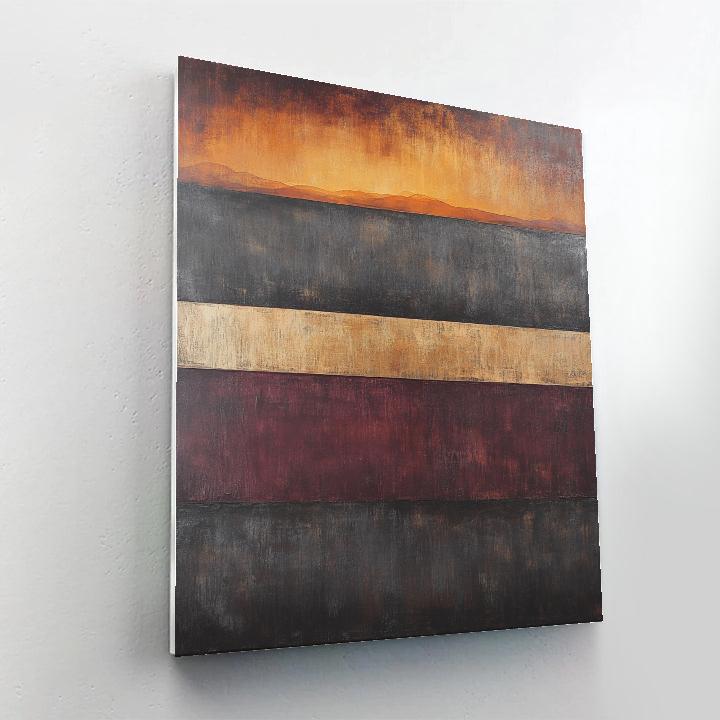 Mark Rothko Inspired Celestial Harmony Of Dusk Painting by numbers kit
