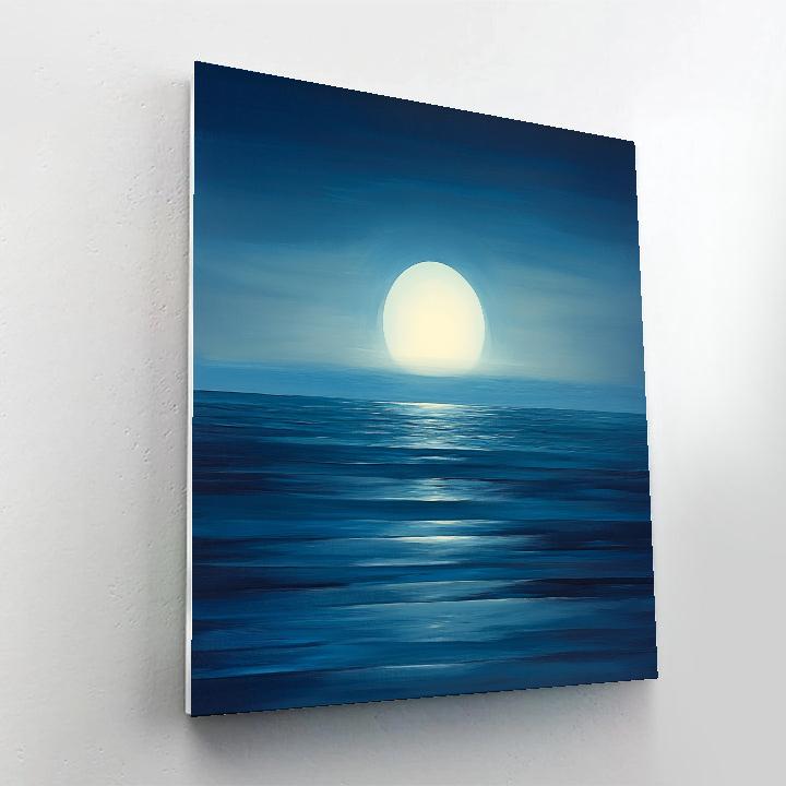 Mark Rothko Inspired Depths Of Night Flux Painting by numbers kit