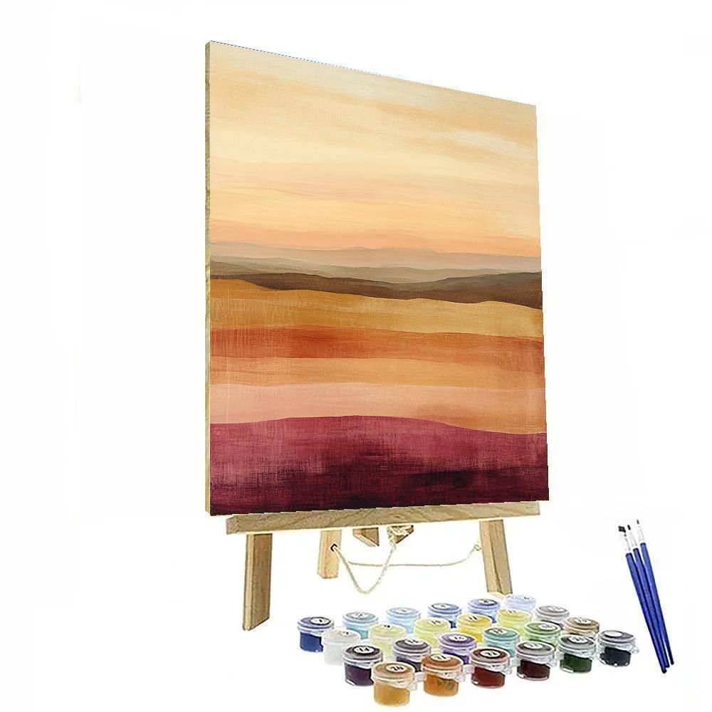 Mark Rothko Inspired Desert Memory Echoes Paint by numbers art