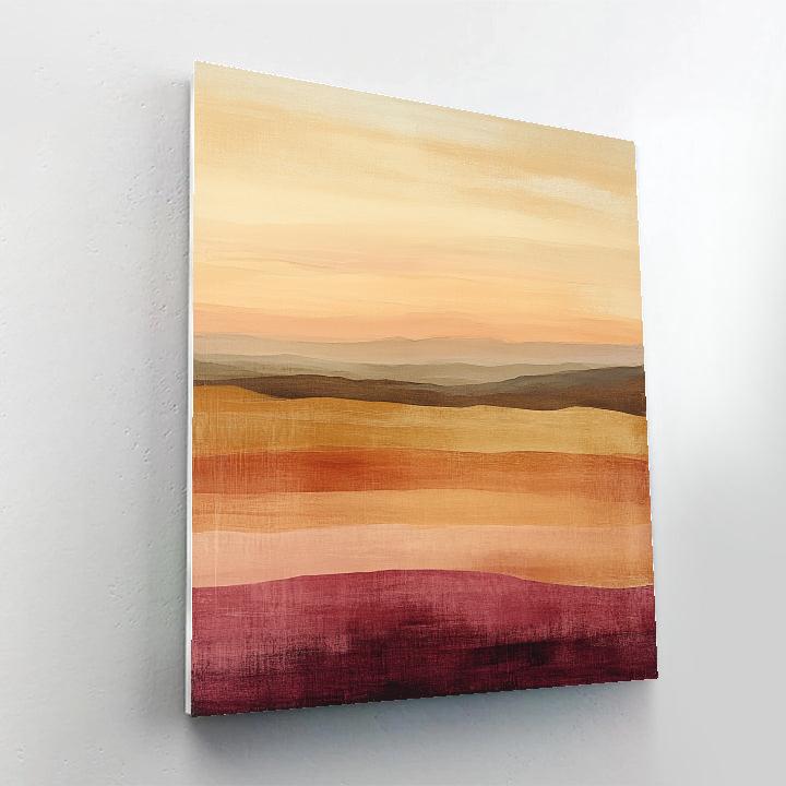 Mark Rothko Inspired Desert Memory Echoes Paint by numbers art