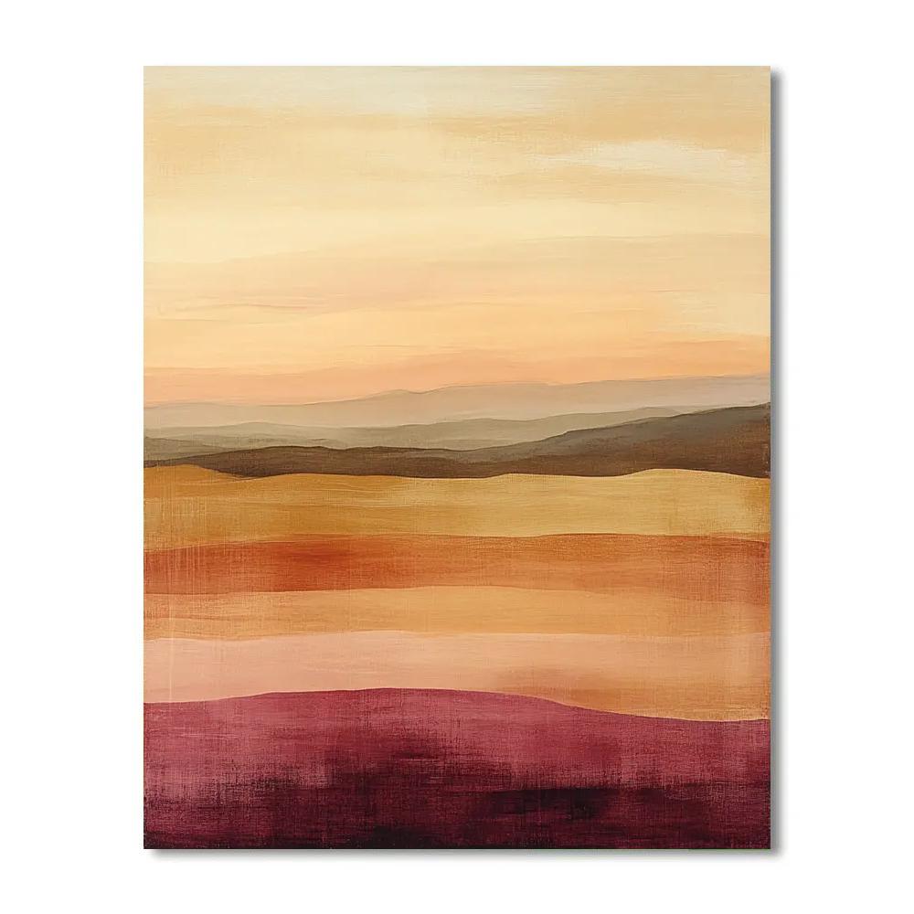 Mark Rothko Inspired Desert Memory Echoes Paint by numbers art
