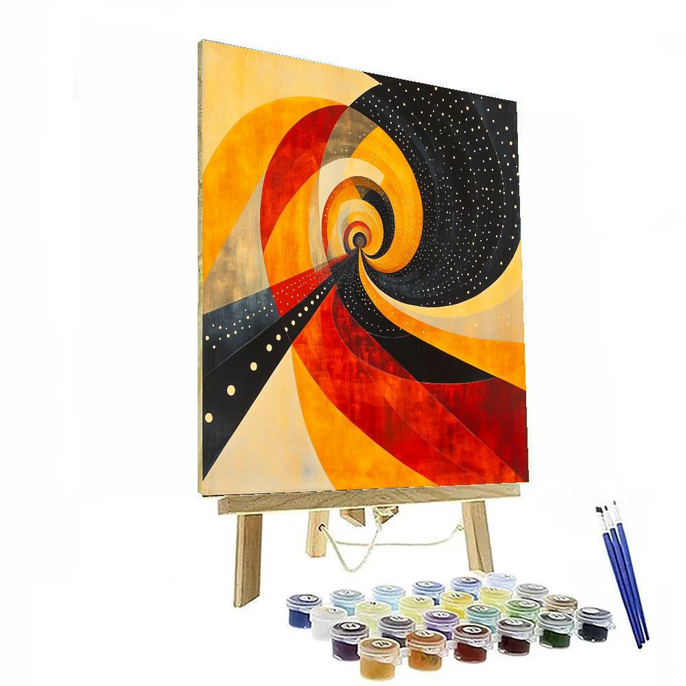 Yayoi Kusama Inspired Infinite Loopscape Painting by numbers kit