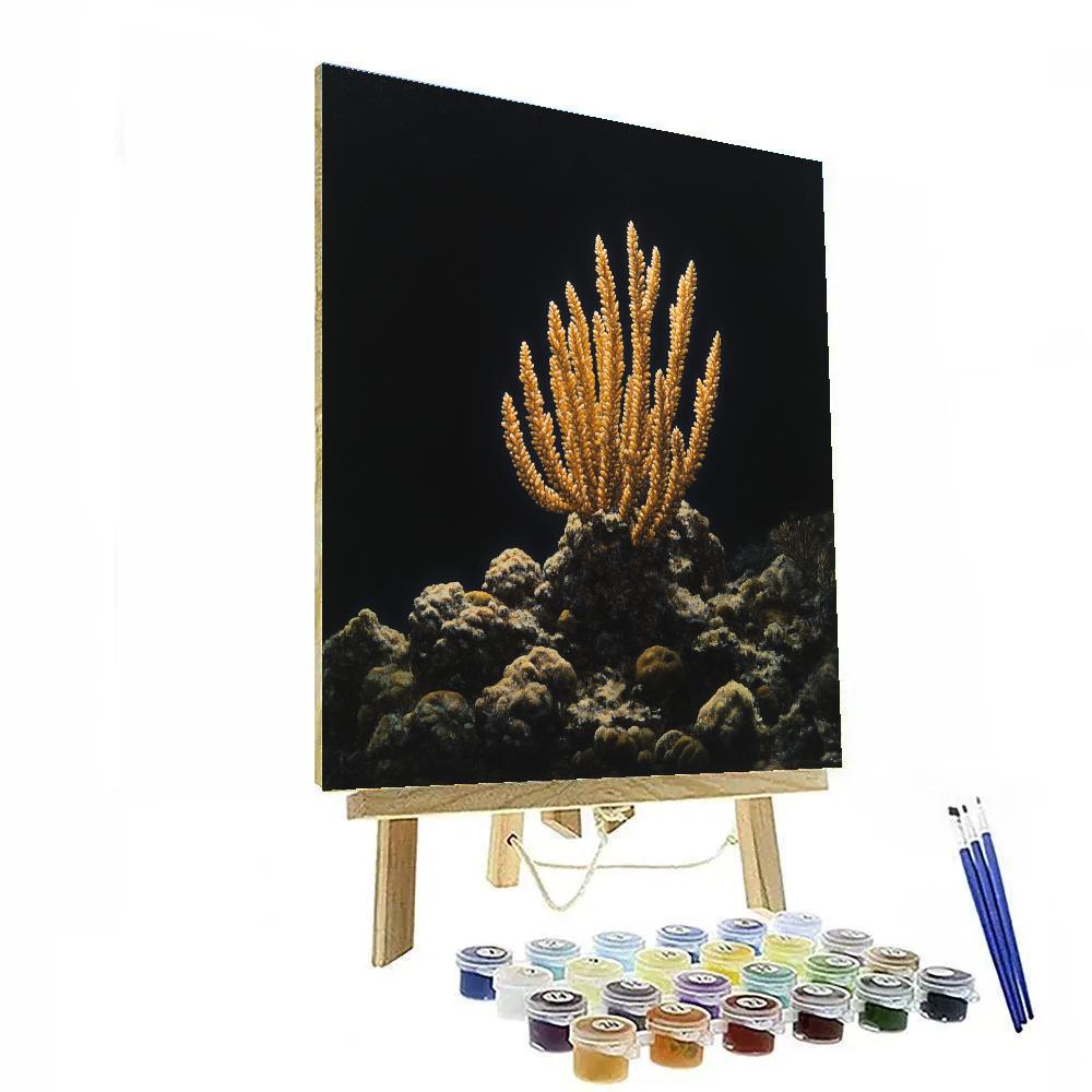 Caravaggio Inspired Oceanic Coral paint by number