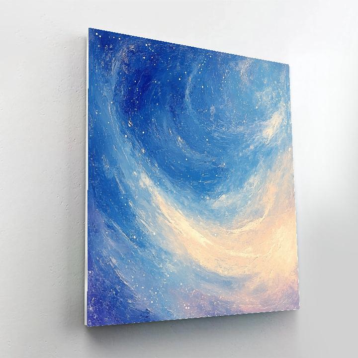 Edgar Degas Inspired Nebula Drift Numbered painting kits