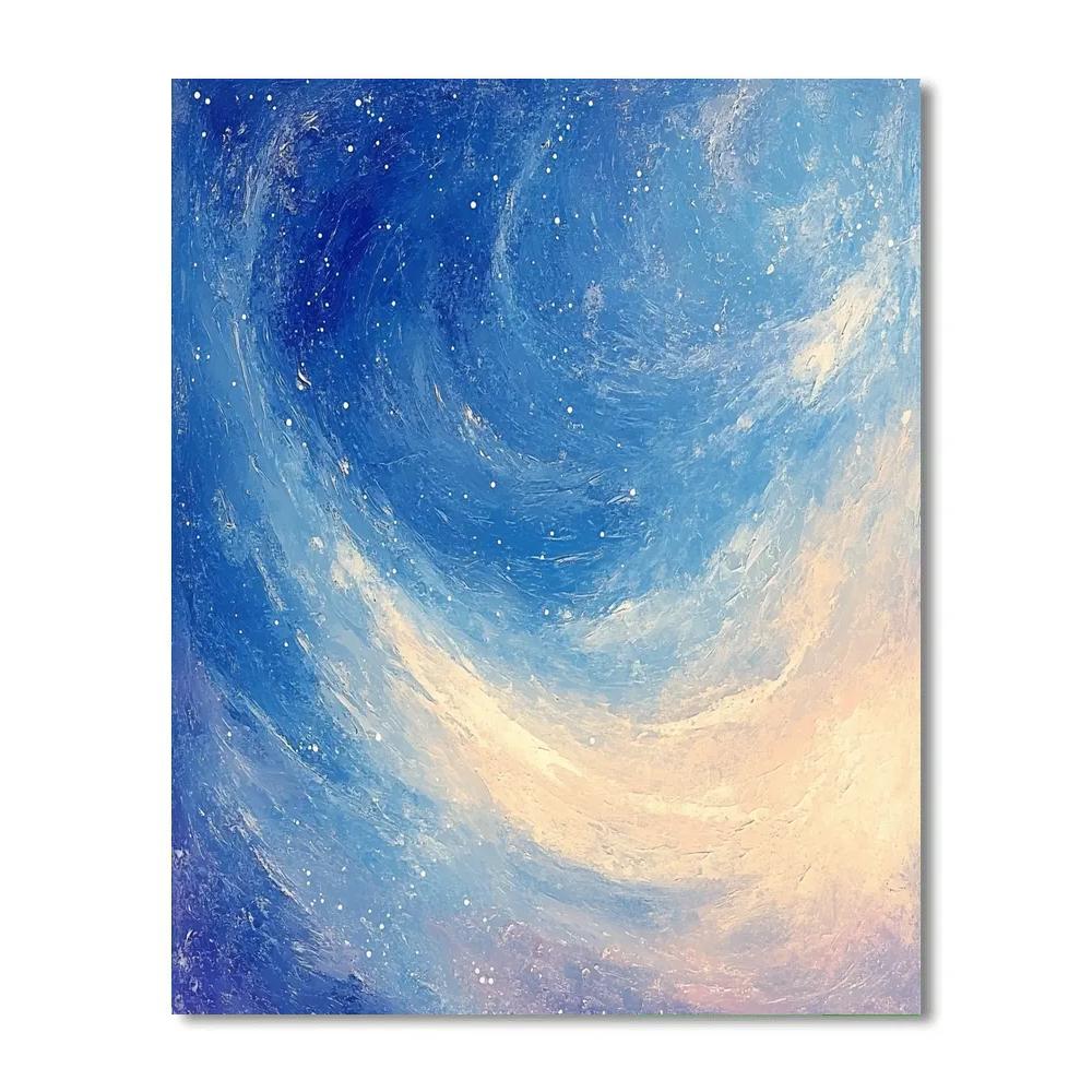 Edgar Degas Inspired Nebula Drift Numbered painting kits