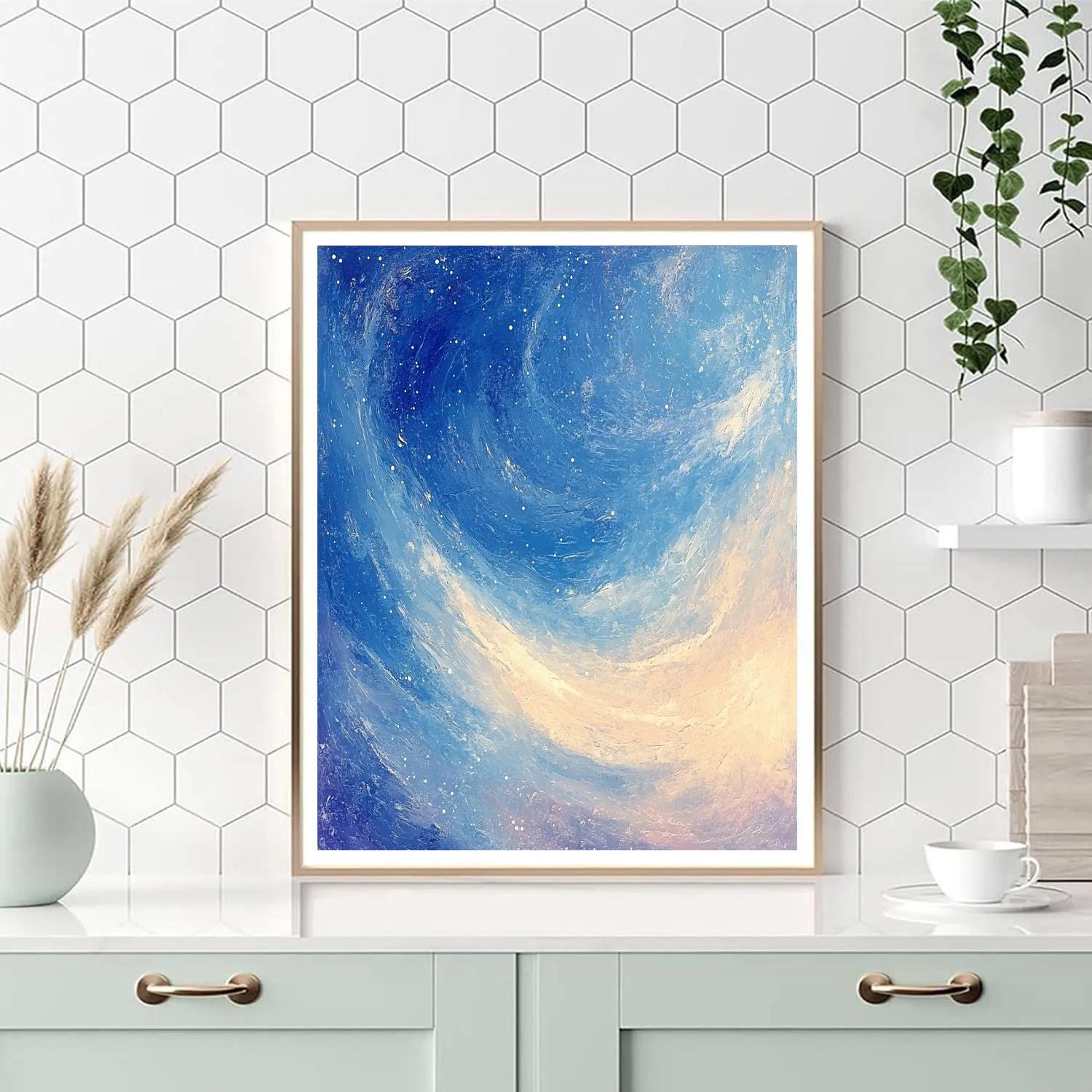 Edgar Degas Inspired Nebula Drift Numbered painting kits