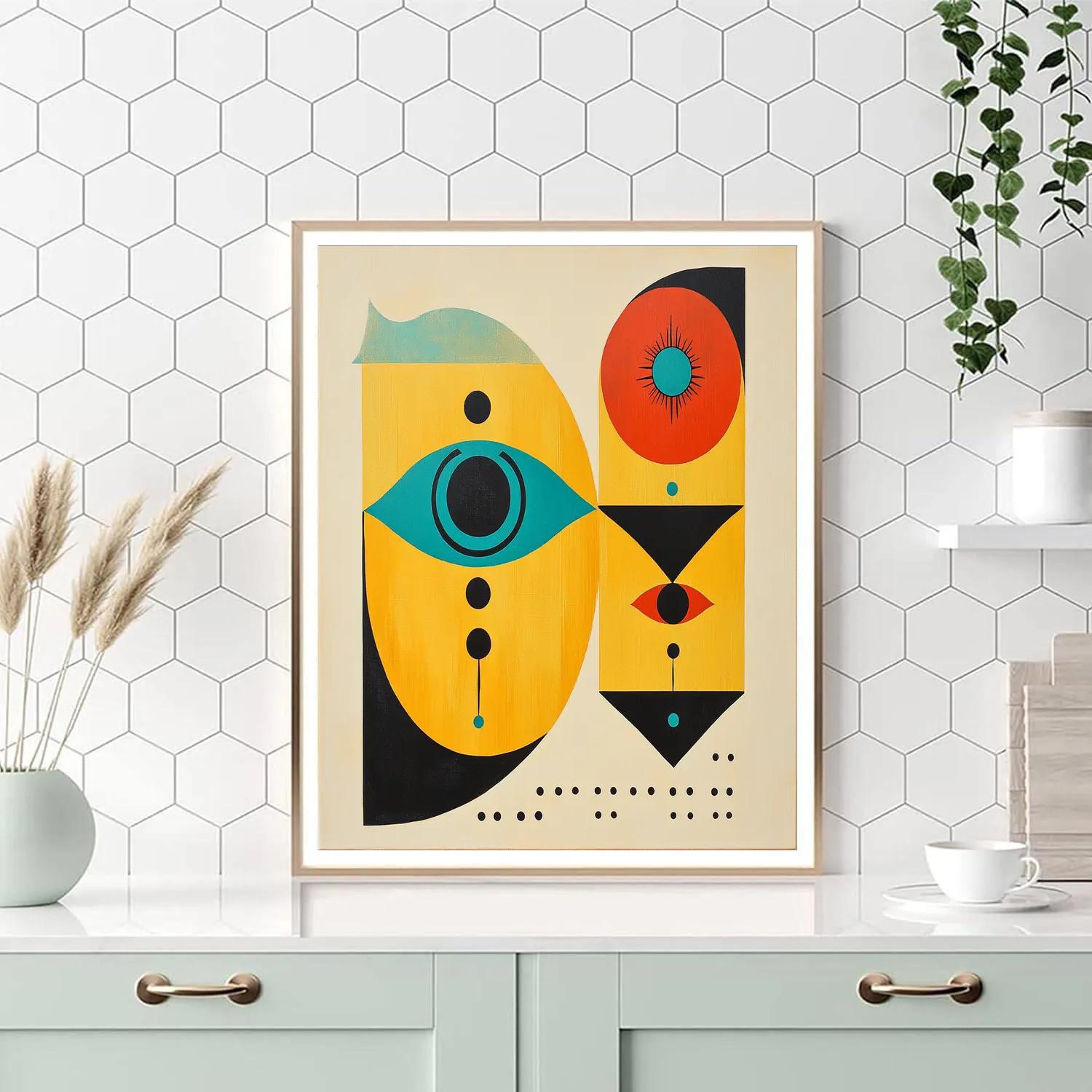 Joan Miró Inspired Harmony Of Forms Painting by numbers kit