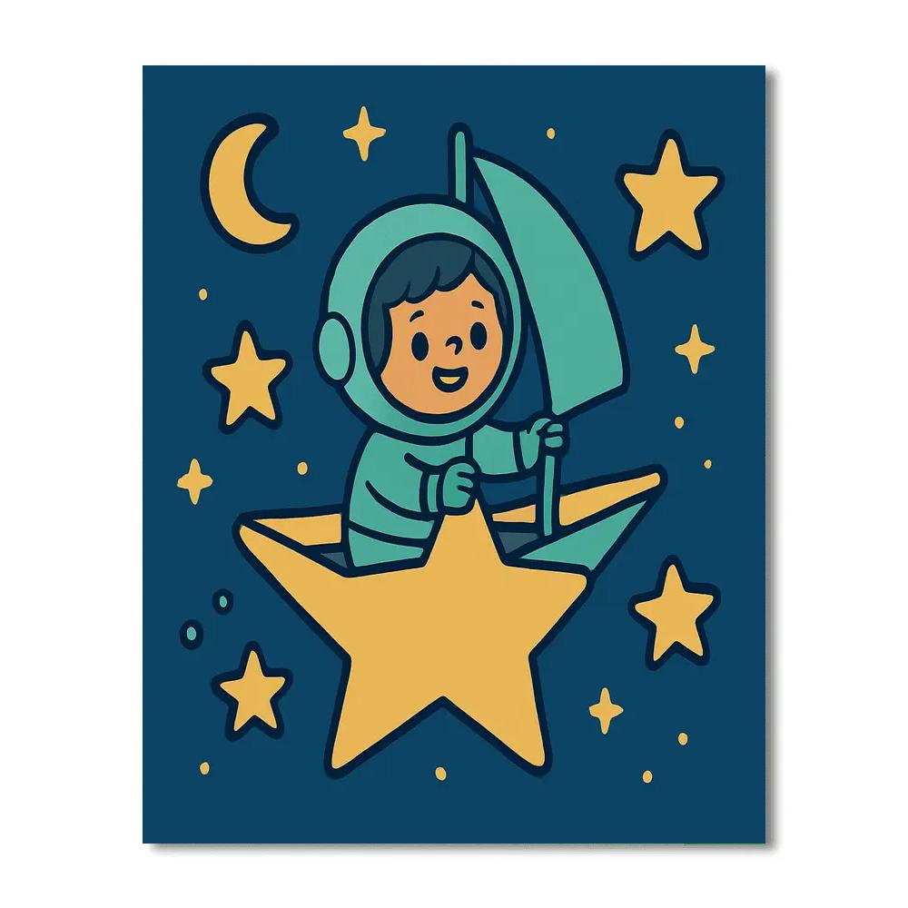 Star Sailor Adventure painting number kit
