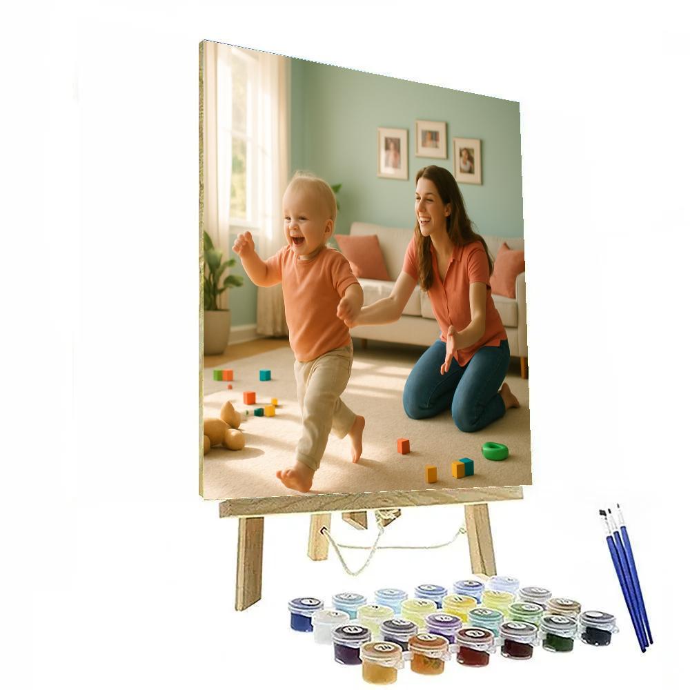 First Steps With Mom Leading Numbered painting kits