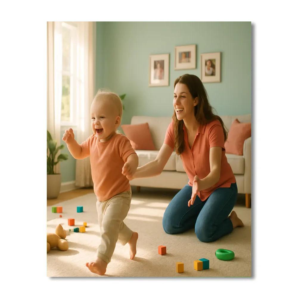 First Steps With Mom Leading Numbered painting kits