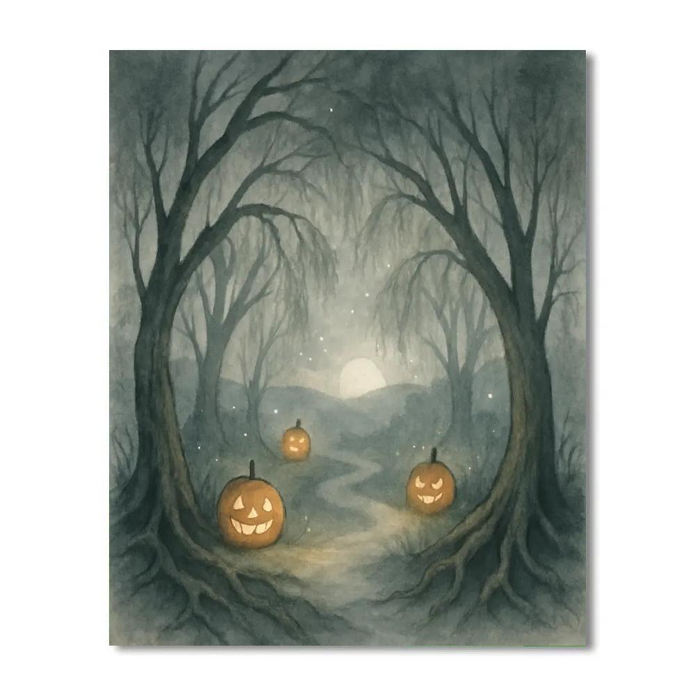 Whispering Willow Hollow Numbered painting kits
