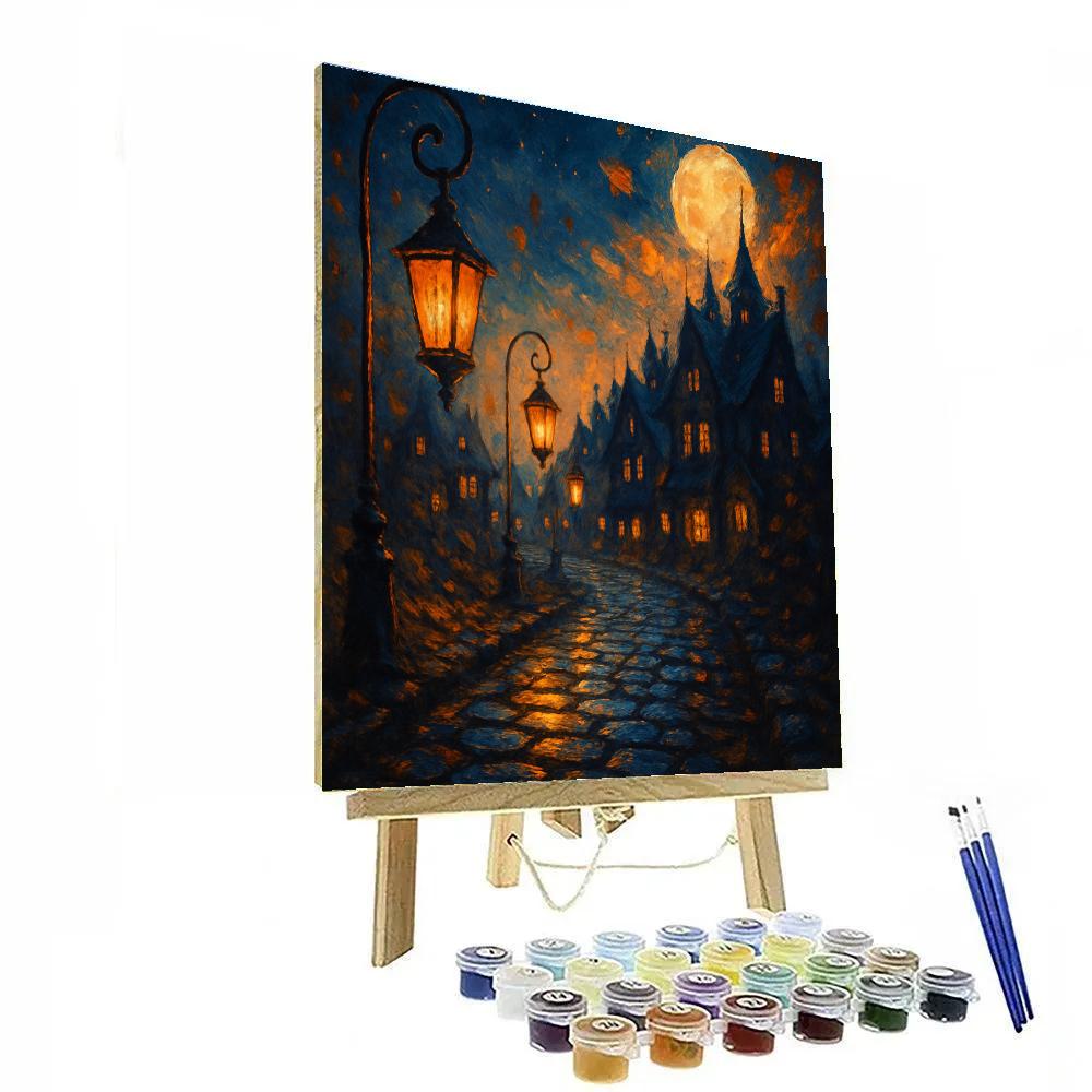 Cobblestone Lantern Lane Numbered painting kits