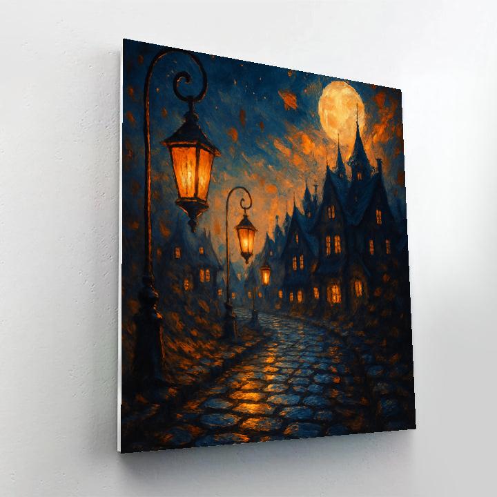 Cobblestone Lantern Lane Numbered painting kits