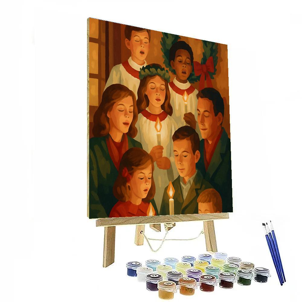 Carols By Candlelight Number painting