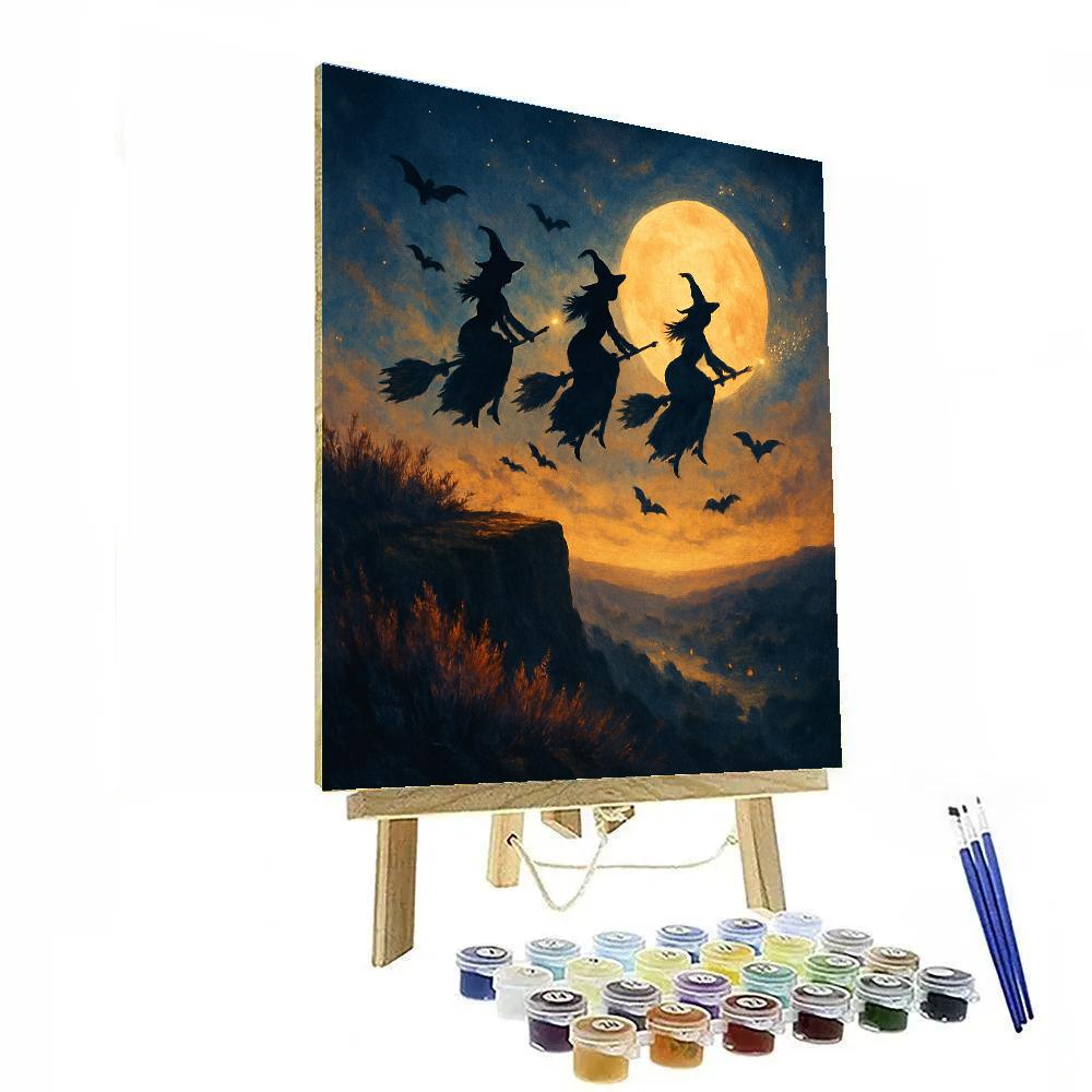 Twilight Witches Overlook paint by numbers