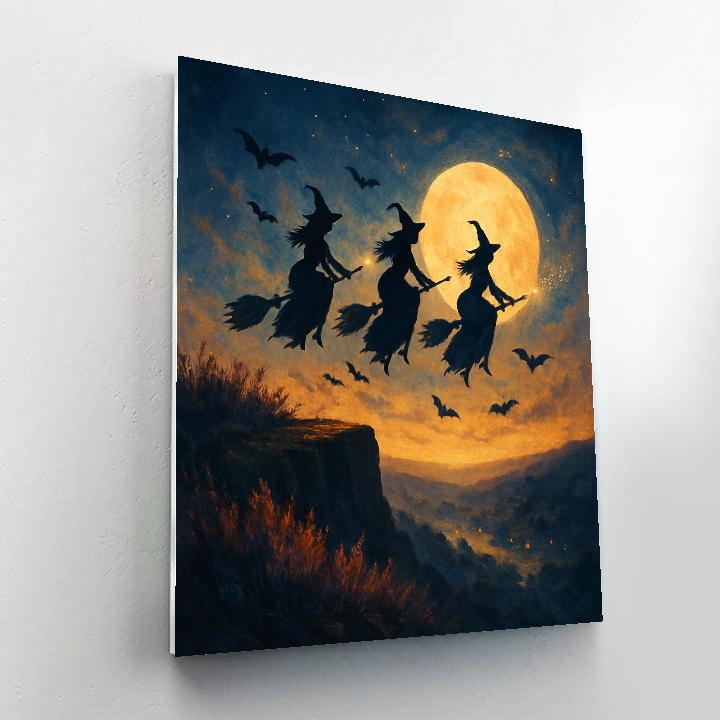 Twilight Witches Overlook paint by numbers