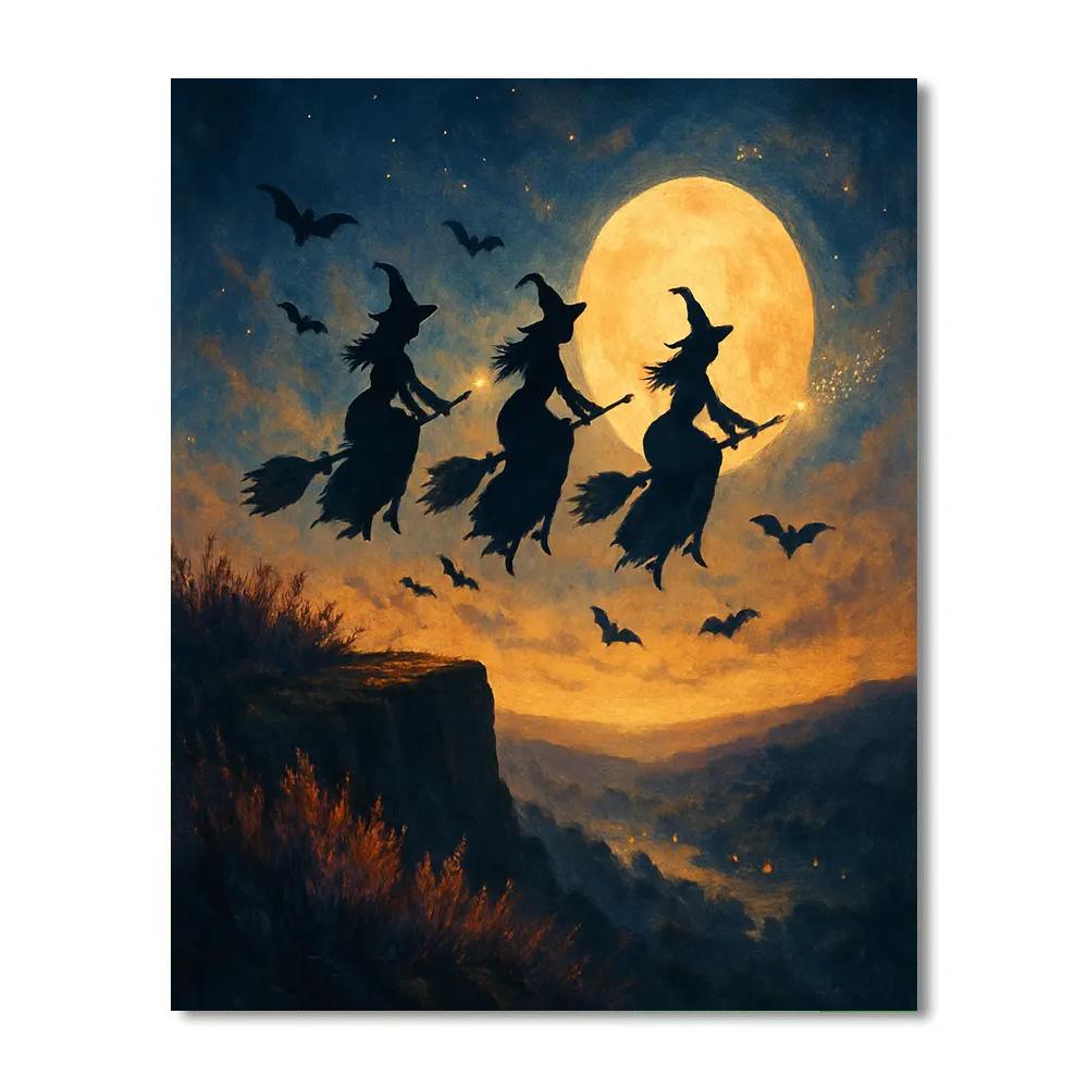 Twilight Witches Overlook paint by numbers