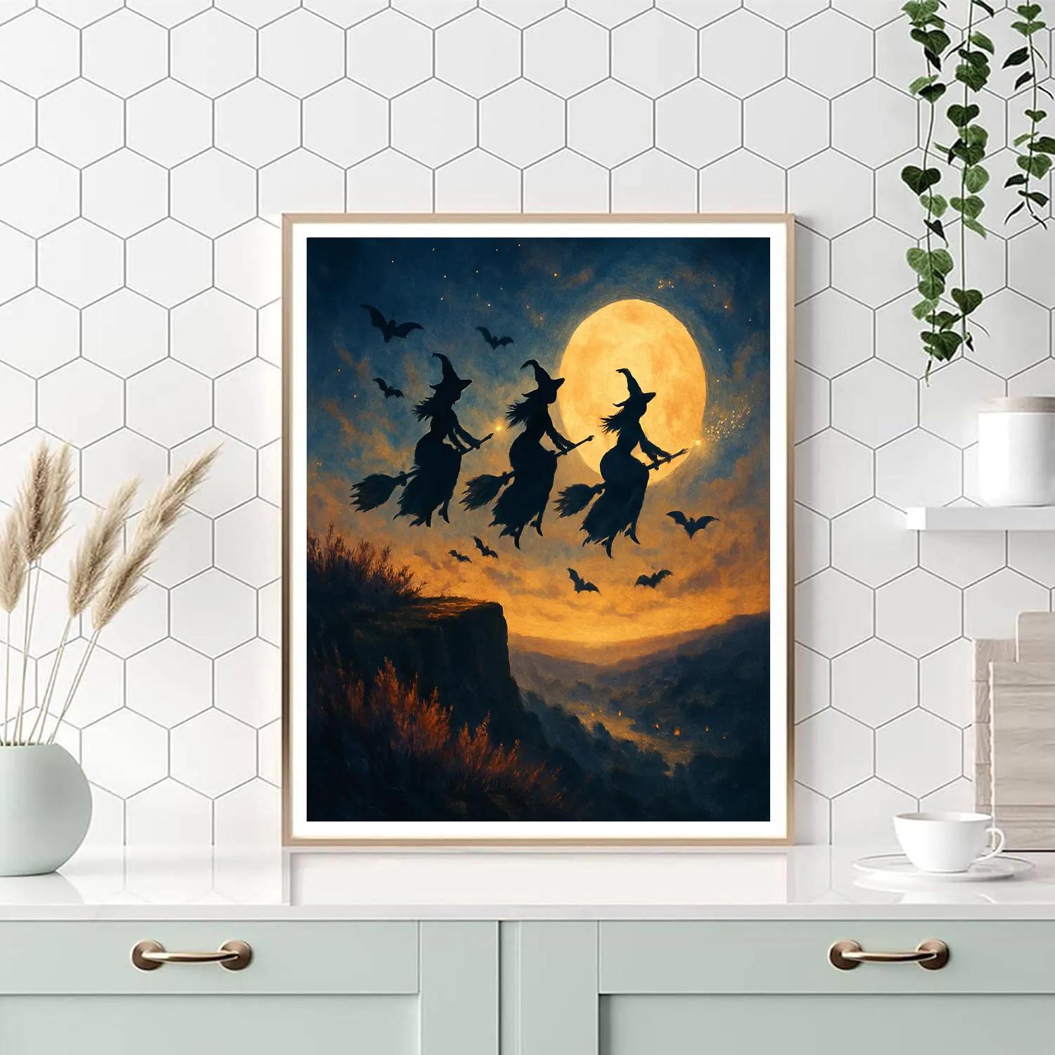 Twilight Witches Overlook paint by numbers