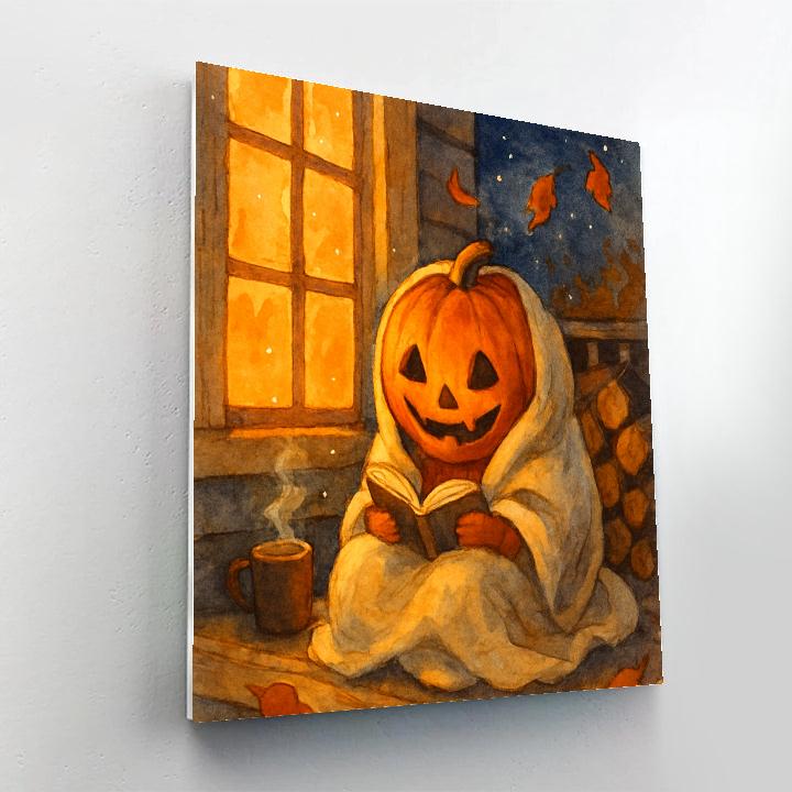 Harvest Moon Porch Reading paint by number