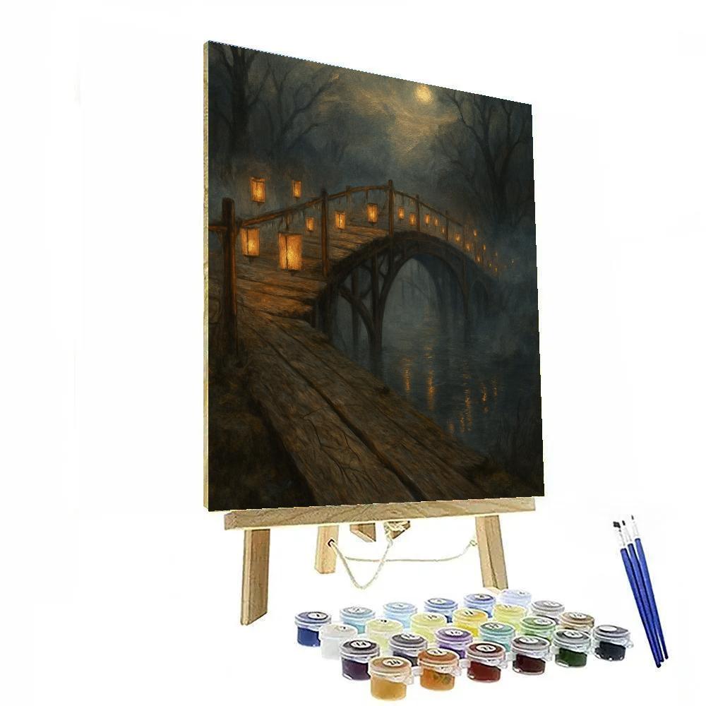 Lantern Bridge To Hollow Paint by numbers kits