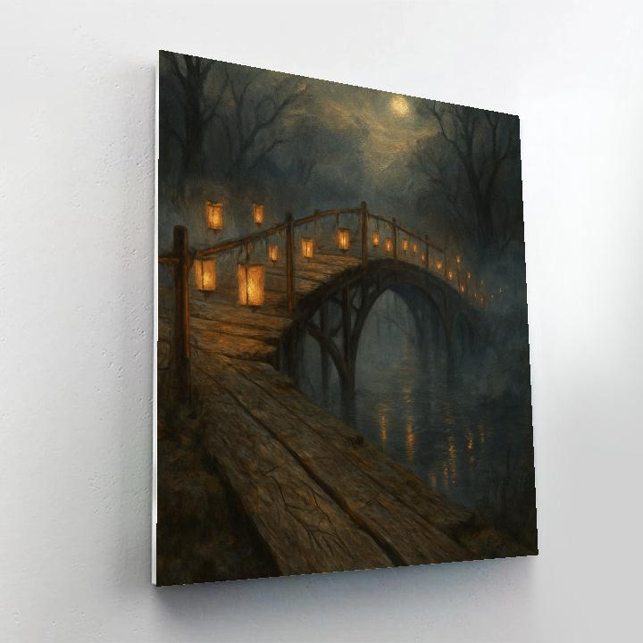 Lantern Bridge To Hollow Paint by numbers kits
