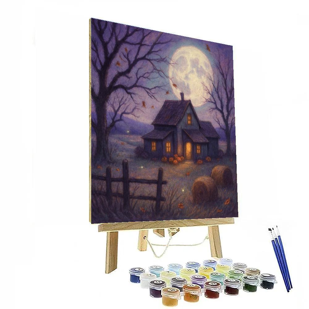 Silver Moon Farmstead painting number kit