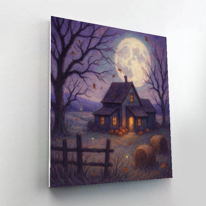 Silver Moon Farmstead painting number kit