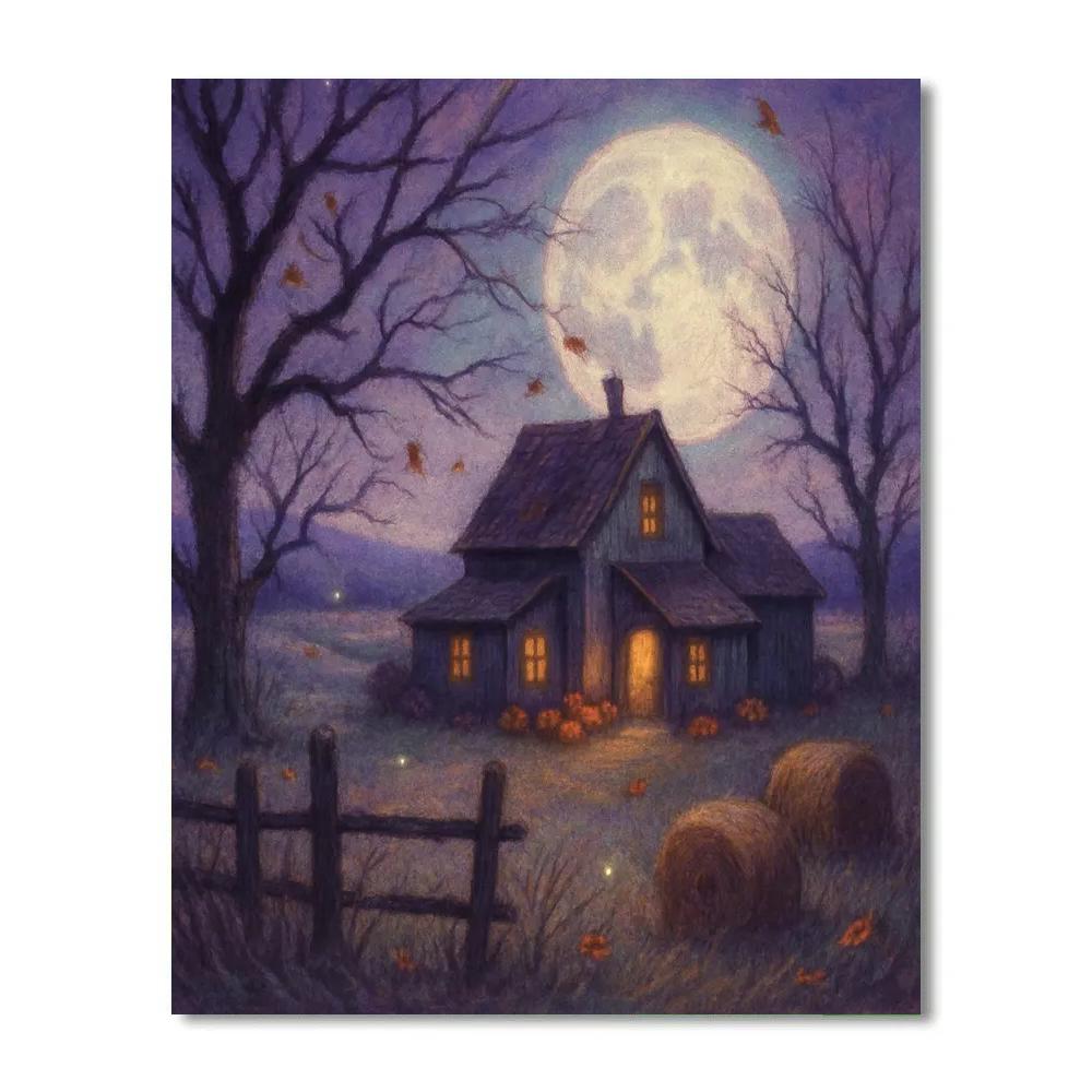 Silver Moon Farmstead painting number kit