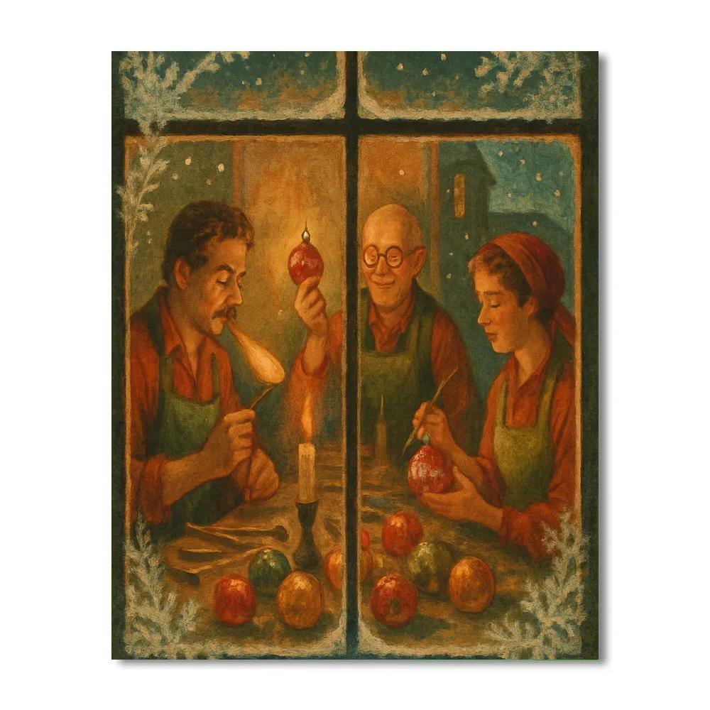 Ornament Workshop Window Glow paint by numbers