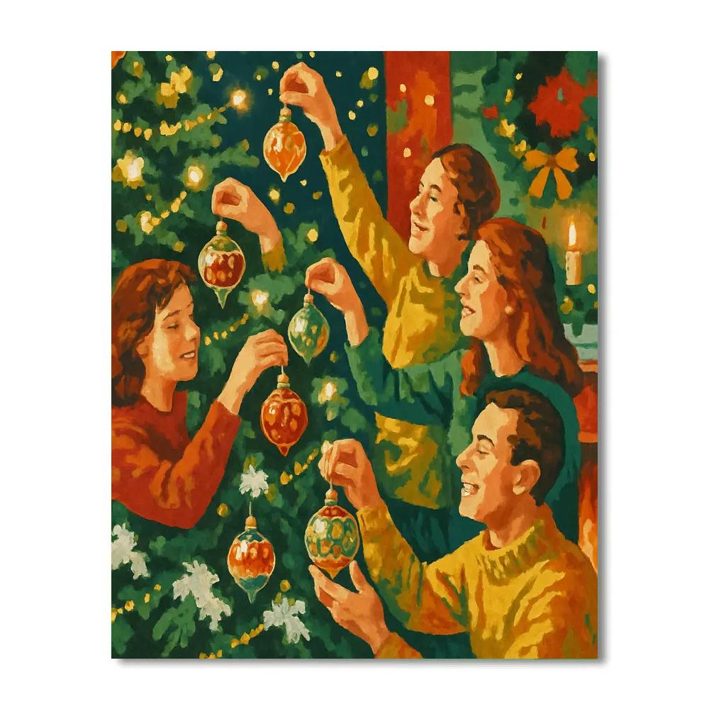 Ornament Workshop Cheer Number painting