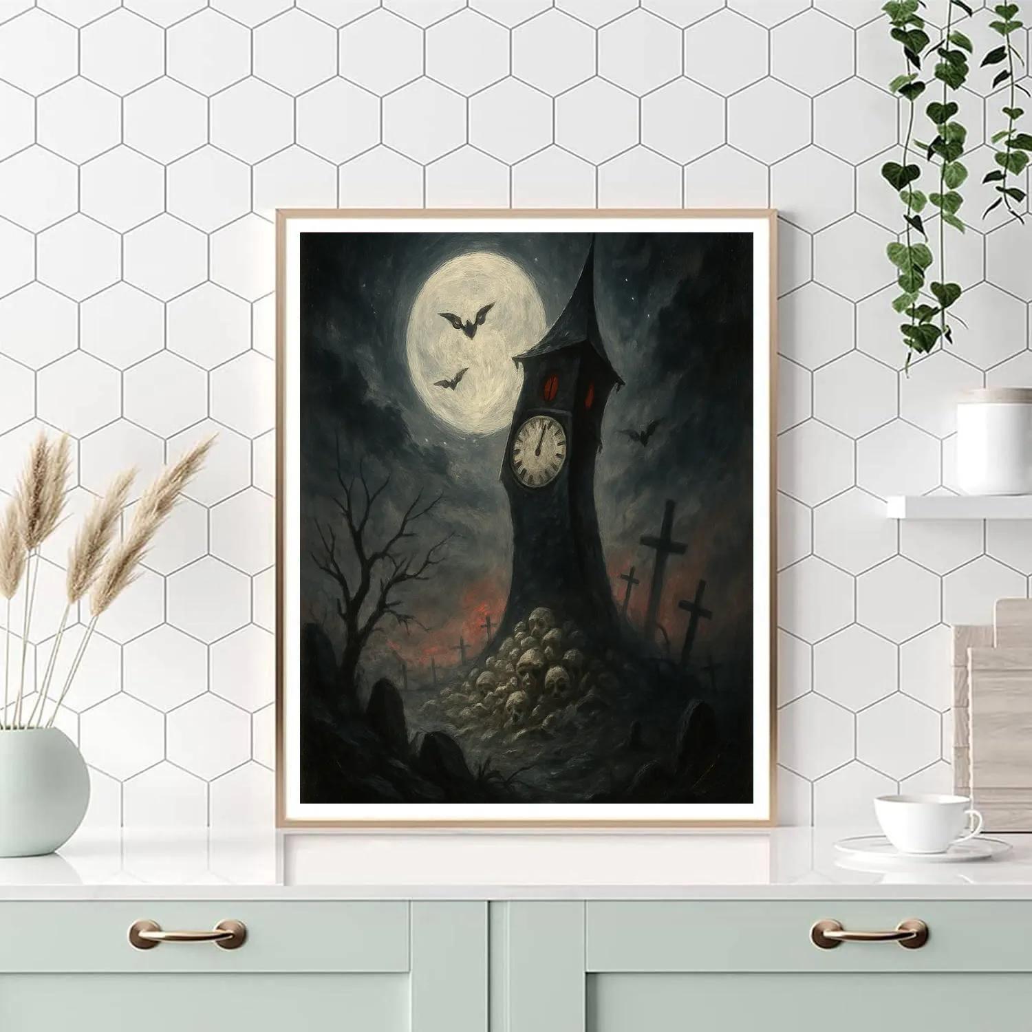 Clocktower On Bonehill paint by color