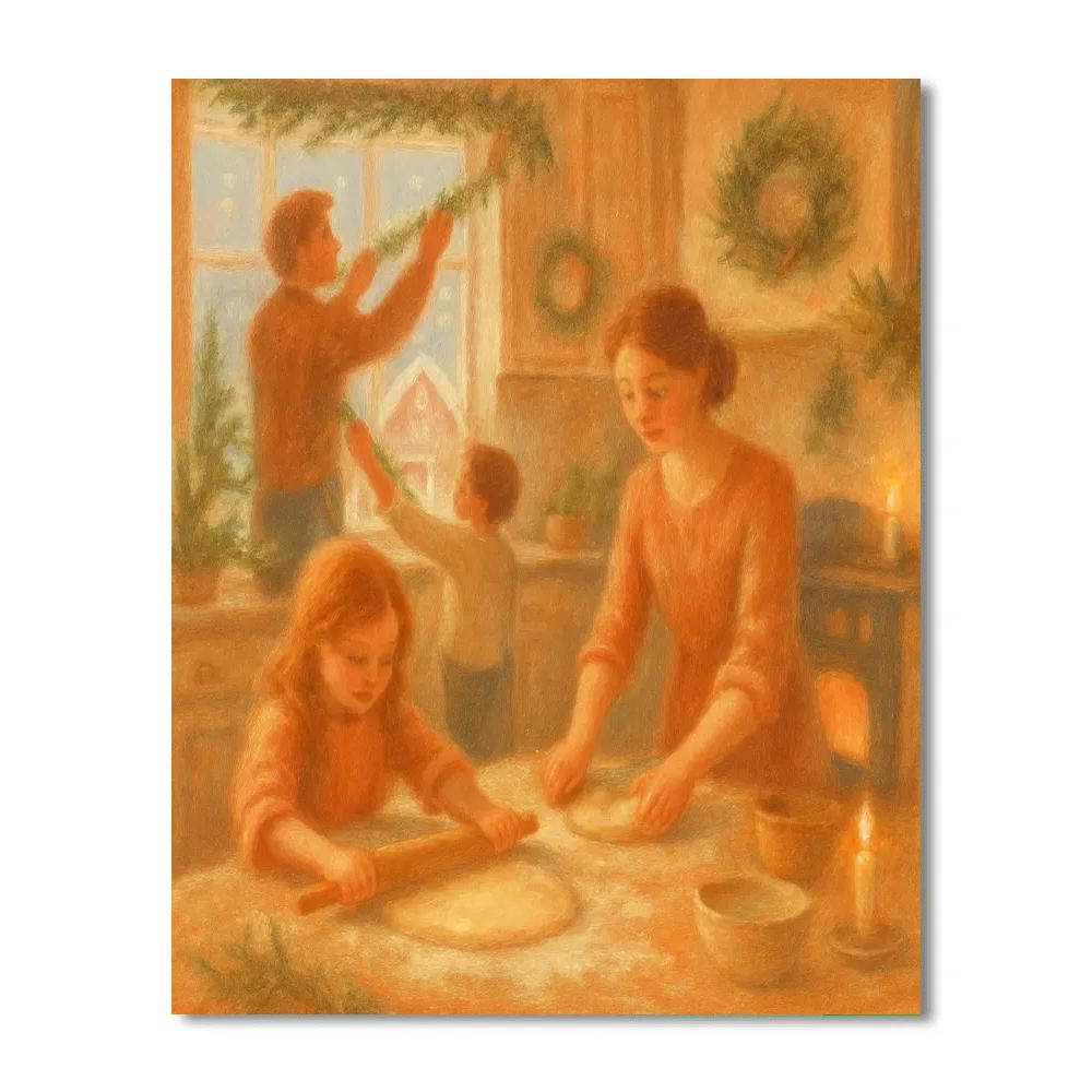 Baking Day At The Farmhouse paint by numbers