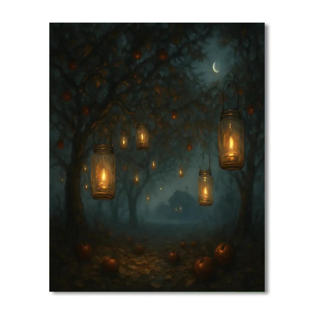 Fogbound Lantern Orchard Paint by numbers kits