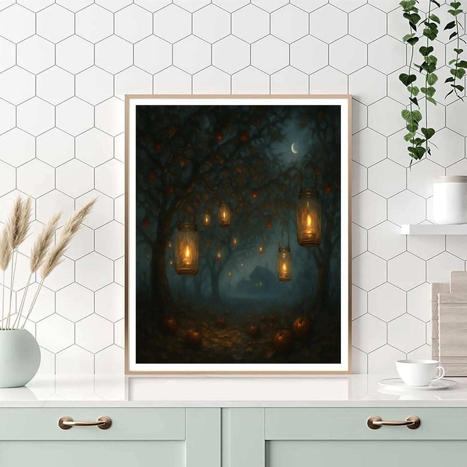 Fogbound Lantern Orchard Paint by numbers kits
